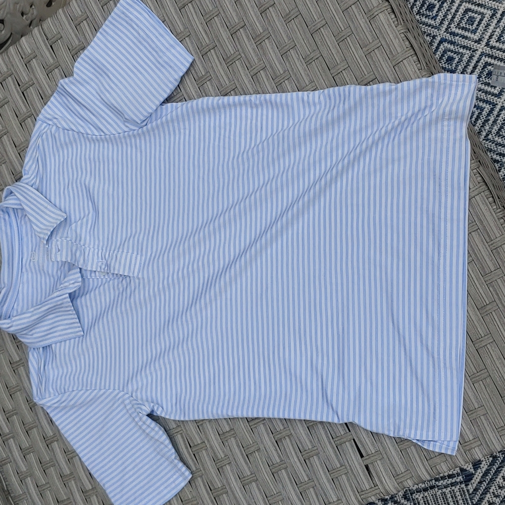 Boys stripe polo shirt